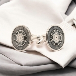 Spinki męskie - Follow Your Heart, srebro 925