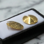 Drzewo Życia - 30mm kolczyki na sztyft, Gustav Klimt 